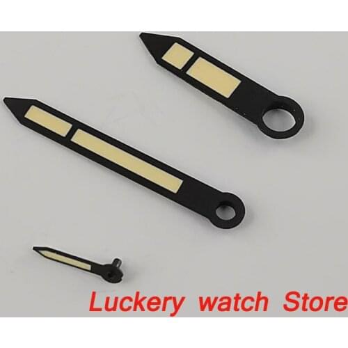Parnis Black watch hand fit for 6497 6498 ST36 serial hand winding movement-Z26