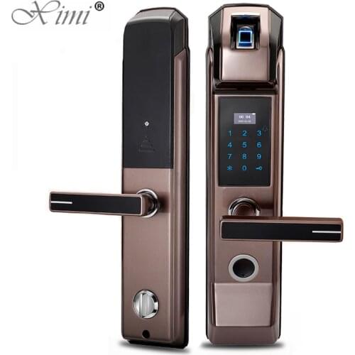 Fingerprint Password Combination Smart Lock Digital Electronic Door Lock Security Intelligent Password Lock For Home Alarm