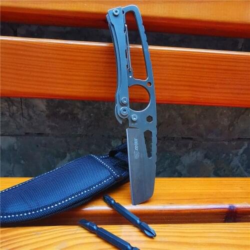 7.28 Inch Stainless Steel Blade, Screwdriver, Camping, Garden Hand Tool, Outdoor Hunting Knife, Sharp and Durable