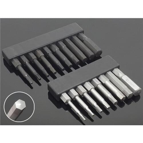 50mm 1/4 Inch Hex Shank Magnetic Hex Head Screwdriver Bits Electric Driver Bits Hand Tools Screwdriver Drill Bit Set S2