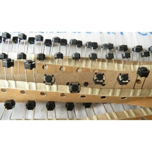 Original new 100% KSHS611BT-PB (F) 6*6*4.3 touch switch 2pin straight in micro switch