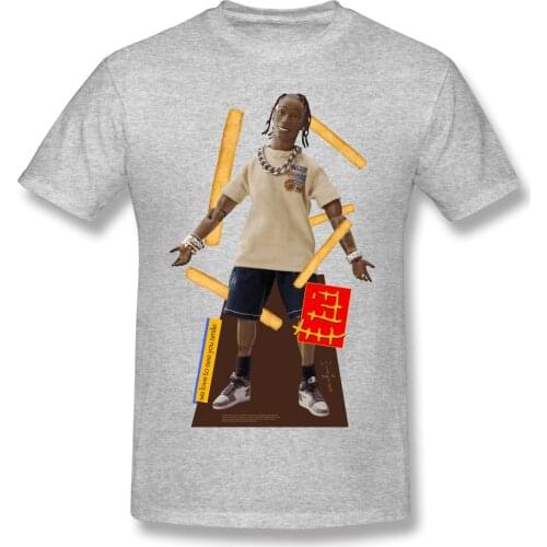 TRAVIS SCOTT MCDONALD S Cactus And PACK Cactus And JACK Kg Mens Basic Short Sleeve T-Shirt Graphic Funny R206 Tshirt USA Size