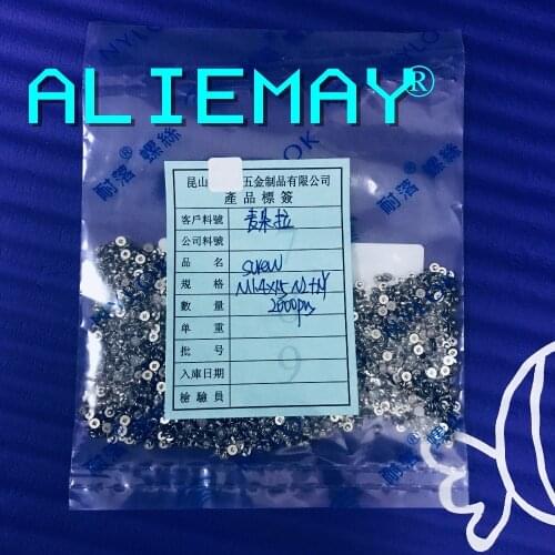 Brand new original IMS 1.4*1.5*0.3 D3T03 screws for DELL XPS13 XPS15 INSPIRON ALSO laptop Keyboard with nylok 60PCS/Pack