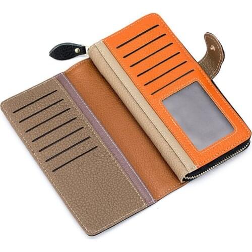 Woman Clutch Women Wallet Female Long Leather Purse Hasp Purses Phone Card Holders Big Capacity Ladies Wallets Clutch Carteras