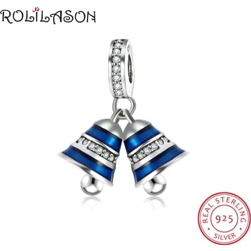 4.8g DIY 925 sterling silver blue cubic zirconia Pendant Necklace for women jewelry bracelet SP31