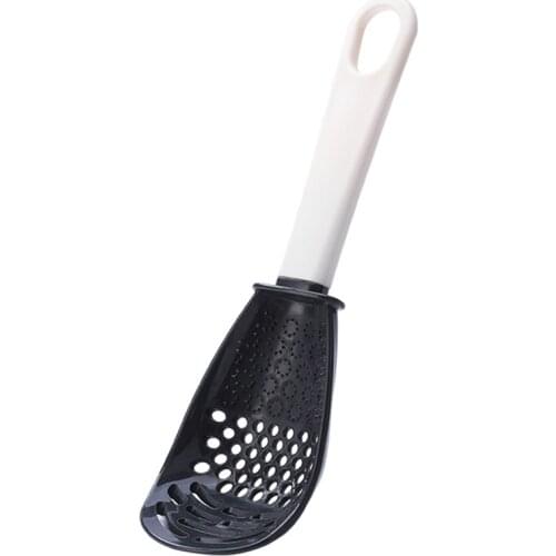 10Pcs Multifunctional Kitchen Cooking Spoon Heat-Resistant Hanging Hole Innovative Potato Garlic Press Colander Spoon