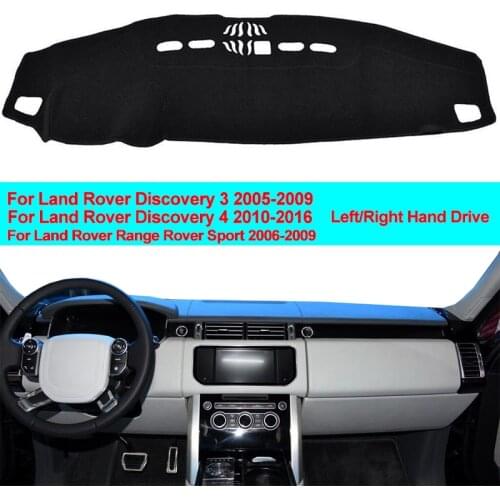 2 Layers Car Auto Dashboard Cover Carpet Cape Dash For Land Rover Range Rover Sport Discovery 3 Discovery 4 2010 - 2016 LHD RHD