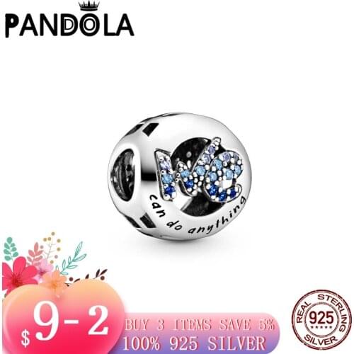 2021 new 925 Sterling Silver "We are omnipotent" Charms Beads Bracelet Fit Original Pandora Bracelet DIY Jewelry For Women