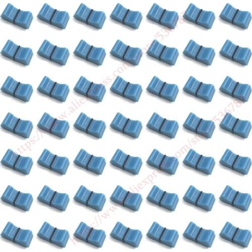 50PCS blue color Fader knob Mixer Slider Fader Knobs FOR ALLEN & HEATH XONE 1D 2D 3D 4D 32 62 464 S2 replacement