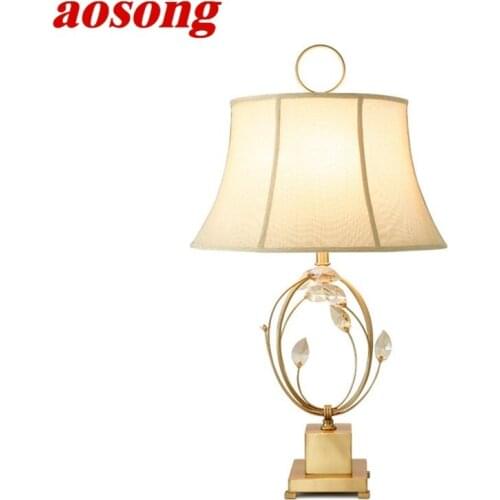 AOSONG Nordic Creative Table Lamp Contemporary LED Decorative Desk Light for Home Bedside Bedroom