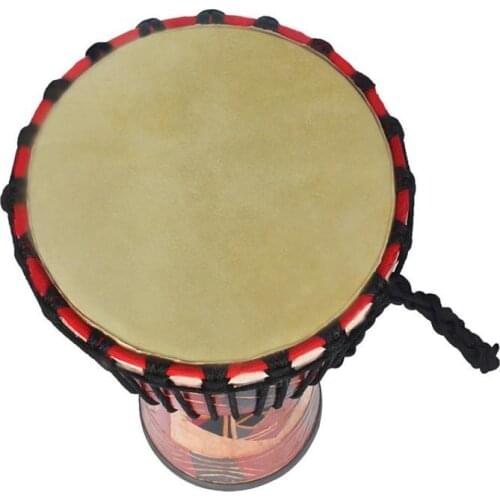 9.9/12.6inch Drum Skin Buffalo Leather Cover Drum Head for African Drum Bongo Drum Konka Drum