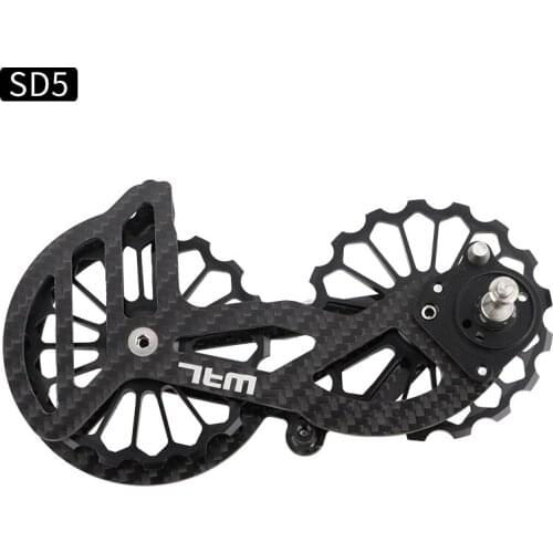 MEROCA Road Bicycle Carbon Fiber Large Guide Wheel 5800/6800/7000/8000 Rear Derailleur Bike Parts
