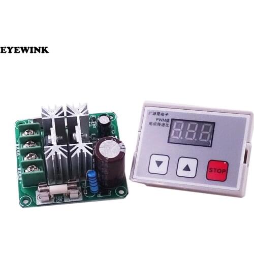 DC 12V 24V 10A Motor PWM speed controller with digital display motor Speed control Motor PWM speed controller
