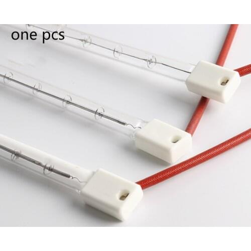 Infrared heating element replaces halogen heater lamp infrared paint curing lamp infrared heating lamp transparent 1kw
