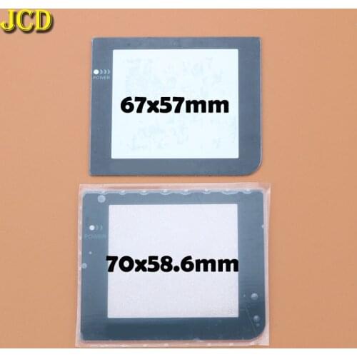 JCD 1pcs Plastic Screen Lens For GBL Plastic Screen Lens cover For Nintend Gameboy Light Lens Protector W/ Adhensive