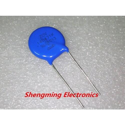 50pcs 14D471K 14D471 Metal Oxide Radial Lead Varistors resistor DIP-2