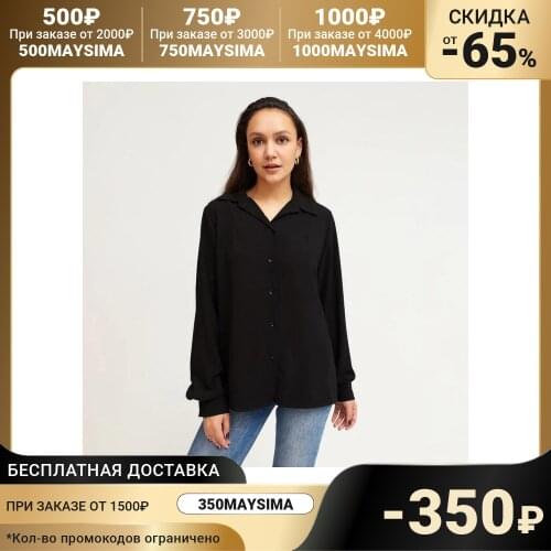 MINAKU Womens Black Shirts