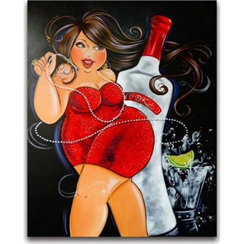 Cartoon Woman Diy Embroidery Cross Stitch 11ct Kits Sale DIY Embroidery Cross Stitch 11CT Kits Room