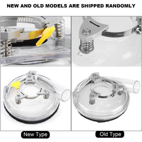 Dust Shroud Kit Dry Grinding Dust Cover for 4"/ 5" Angle Grinder Hand Grinder Power Tool Accessories