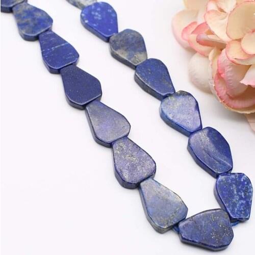 Natural Lapis Lazuli irregular stone beads For DIY necklace bracelet jewelry making 15 "free delivery