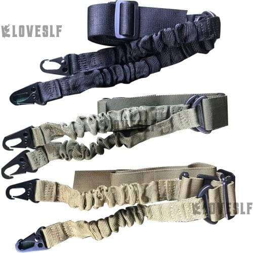 Nylon Tactical 2 Point Gun Sling Shoulder Strap Outdoor Rifle Sling With QD Metal Buckle Shotgun Hunting Gun Belt