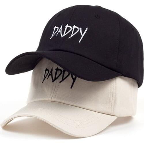 2018 new DADDY Embroidered Adjustable golf Cap cotton adjustable Dad Hat solid baseball cap unisex Hip-hop hats snapback cap hat