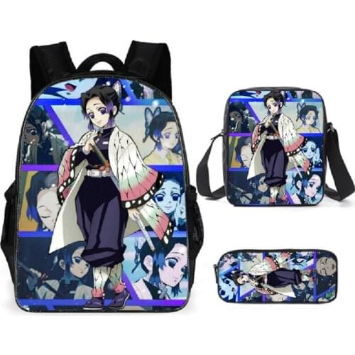 New Cartoon School Bag 2020 Girls Boys Kids Student Childrens Backpack Print 3Pcs School Bag Set Student Mochila Infantil C297