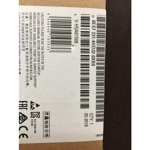 New and original analog input module 6es7231-4hd32-0xb0