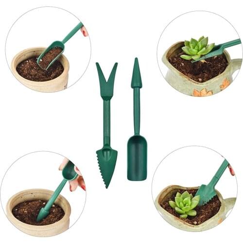 Sowing Succulents Transplanting Seedlings Tools Bonsai Fertilizer Drilling Punchers Garden Planter Lifter with Label Gloves Kit