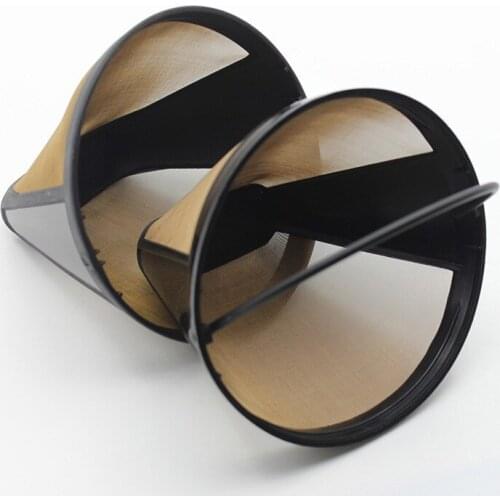 Durable Stainless Steel Filter Mesh Coffee Maker Strainer Liquid Filtration Small Kitchen Appliances Coffeeware Coffee Filter