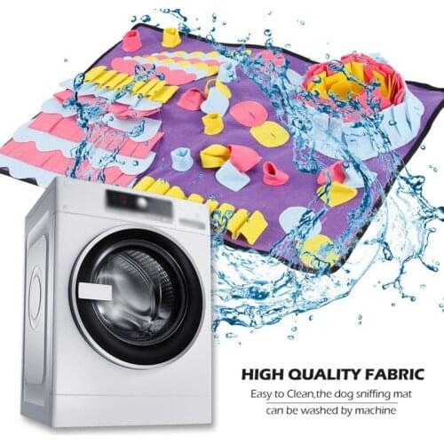 Sniffing Pad Bite-resistant Educational Washable Snuffle Pet Toys Educational Molar Slow Food Mat Training Blanket Pet Pads