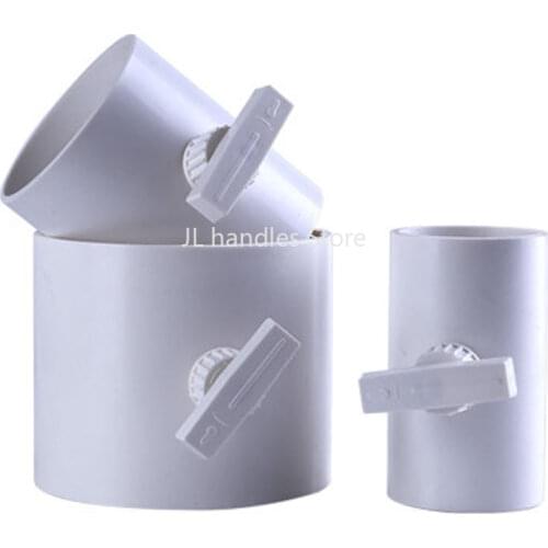 ABS air valve regulating valve check valve PVC pipe air volume regulating valve air pipe valve manual round switch valve