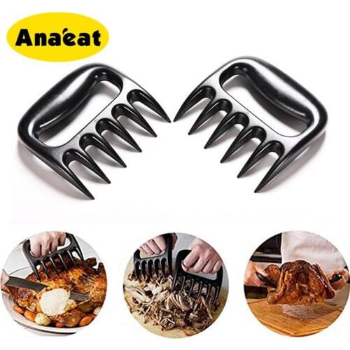 ANAEAT Bear Claws Barbecue Fork Manual Pull Meat Shred Pork Clamp Roasting Fork Kitchen BBQ Tools