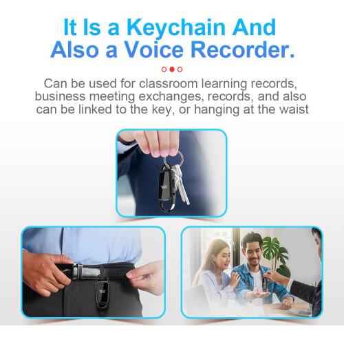 S23 with Screen High-definition Noise Reduction Recording Keychain Tiny Voice Recorder Pocket Pen Recorder 2021 New
