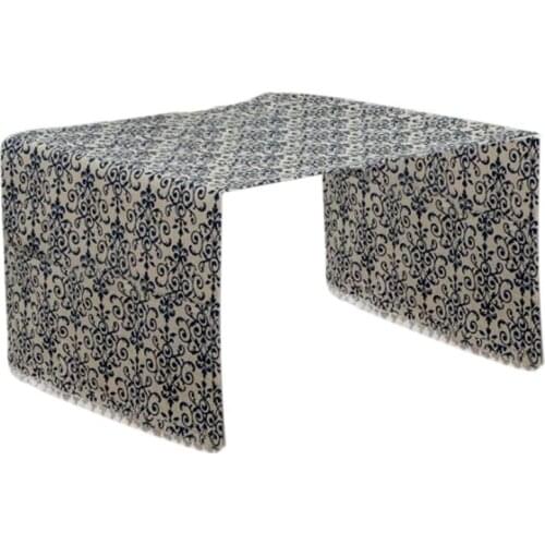 Blue and White Porcelain Refrigerator Dust Cover Washing Machine Cover with Storage Bag Universal Sun Cover