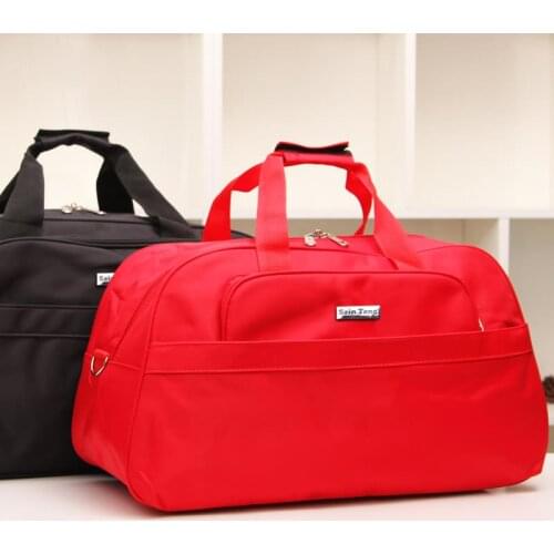 Large Capacity Women Travel Bags Solid Waterproof Nylon Handbag Men Travel Totes Bolsa Feminina Female Duffle Bags PT752