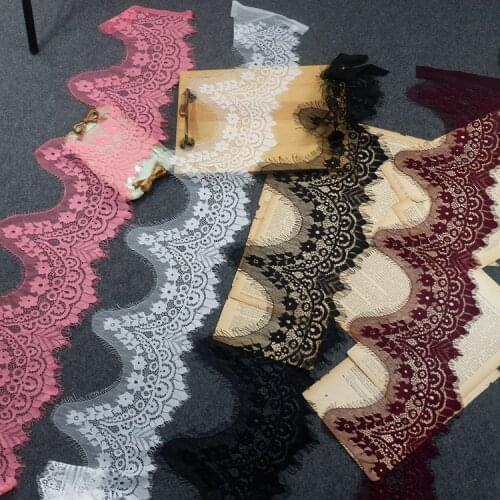 Wave high-quality eyelashes lace accessories DIY apparel pajamas decorative fabric