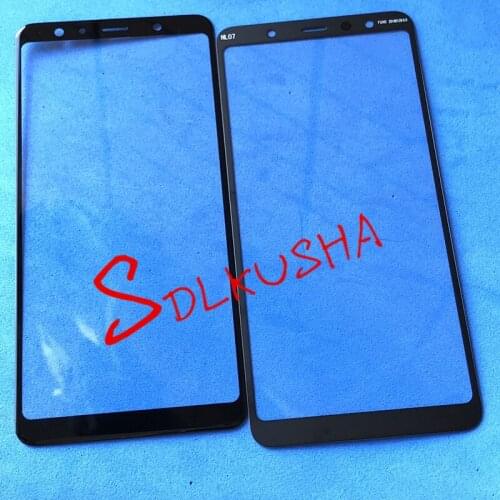 10Pcs Front Outer Screen Glass Lens Replacement Touch Screen For Samsung Galaxy A7 2018 A750 A750F