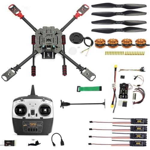 Feichao DIY 4-Axis RC Quadrotor PIX PX4 32 Bits Filght control 560mm Foldable Frame 1455 Props 700KV Motor 40A ESC AT9S Radio