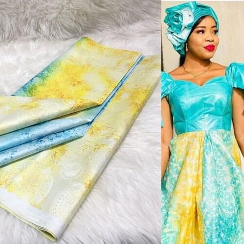 Bazin Riche Fabric With 5 Yards African Lace Fabric 2021 Bazin Riche Original For Sewing Daily Dresses Basin Riche Broder VE4949