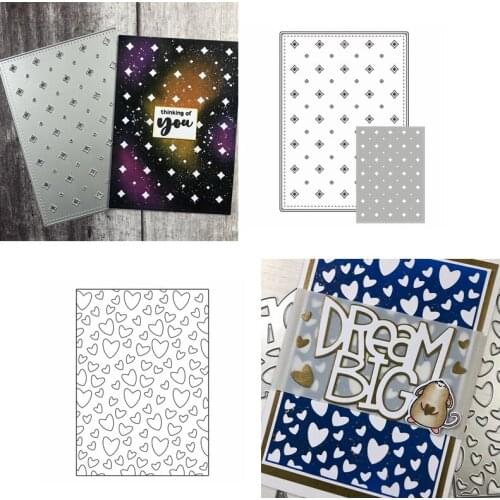 Coverplates Of Hearts&Diamonds Metal Cutting Dies Stencils Coverplates Die Cut For Card Making DIY New 2020 Crafts Cards