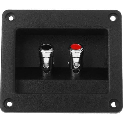 Terminal Cup Connector Parts Express Insulated Binding Posts Gold Banana Jacks Recessed Subwoofer Speaker Box