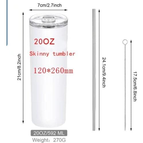 Best Sale Sublimation Shrink Wrap for 20oz Skinny Tumbler Sleeve Bags For Christmas Gift