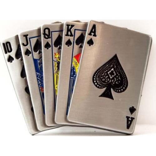 Poker belt buckle Low price custom belt buckle hot sales mens belt buckles cheap custom metal belt buckle