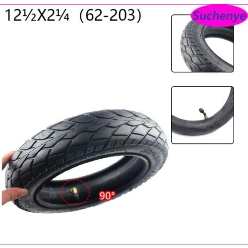 12 inch Tire 12 1/2 X 2 1/4 ( 62-203 ) for Many Gas Electric Scooters and e-Bike 12 1/2X2 1/4 wheel tyre & inner tube