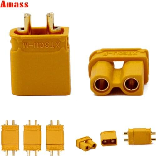 5pair XT30 XT30U Male Female Bullet Connectors Upgrade for For RC Lipo Battery RC Quadcopter Original Amass XT30 22% off