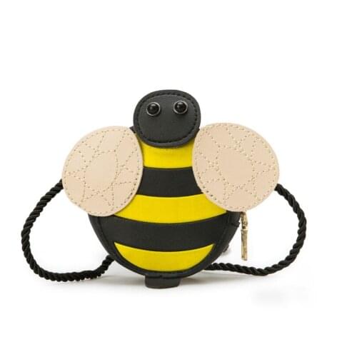 Cartoon Little Baby Girls Boys Messenger Bags Ladybug Mini Shoulder Bag Crossbody Kids Children PU Leather Purse Pouch Handbags