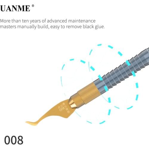 UANME Repaired knife CPU A7 A8 A9 A10 motherboard Burin To Remove Phone Processors knifes For iPhone IC Chip Repair Thin Blade