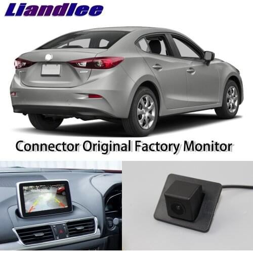 High Quality Car Rear View Back Camera For Mazda 3 Mazda3 Axela Sedan BM BN 2013~2019 Connect Original Factory Screen Monitor