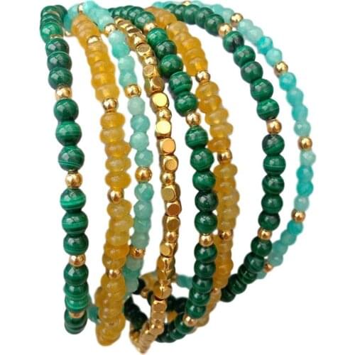 YYGEM Yellow Bracelets